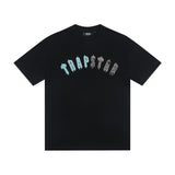 [heavy weight double yarn] trapstar stitching tiger head embroider gradient letter short-sleeved t-shirt