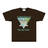 Casablanca T Shirts Fashion Print Street