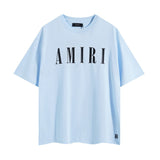 Wholesale foreign trade amir washed distressed tiger head number & letter logo short sleeve t-shirt