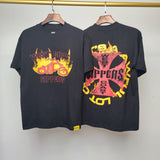Cough syrup short-sleeved high-quality pure cotton round neck t-shirt fashionprinting breathable short-sleeved summer