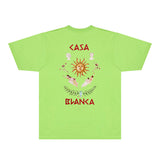 Casablanca T Shirts Fashion Print Street