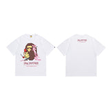 B@pe tshirtsssummer ape head little monkey camouflage short-sleeved round neck t-shirt