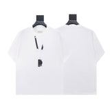 Mm series export wholesale margiela simple style digital four-corner mark couple short-sleeved t-shirtpure cotton high quality