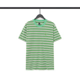 CHH Chrome Heart T Shirts Poison Home Stripe Jacquard Embroidery Short Sleeve Couple T-Shirt