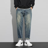 Unisex Jeans Summer Vintage Loose Straight Tooling Casual Pants