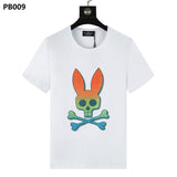 Psy wholesale american cho bunt-shirt colorful skull rabbit gradient letterprintingcouple short