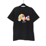 Correct version of pa beheaded bear short sleeve palm tree high street ins teddy bear shark love