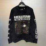 H-star series] fog high street retro women's head washed and distressed couple t-shirt shorts sweatshirt pants