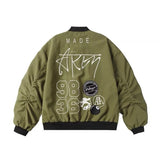 Unisex Baseball Jersey Spring and Autumn Baseball Uniform Casual Loose Jacket Cover