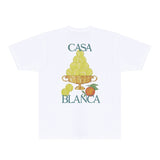 Casablanca T Shirts Fashion Print Street