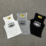 Wholesale crteiz basic devil's island printing sweatshirt american high street casual vest without