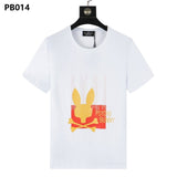 Psy wholesale american cho bunt-shirt colorful skull rabbit gradient letterprintingcouple short