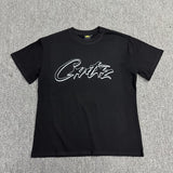 Wholesale foreign trade alcatraz basic series short-sleeve corteiz phantom letter logo print t-shirt