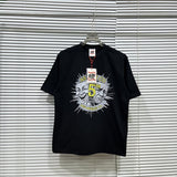 American asaali retro celebrity portrait print short sleeve men's 100% cotton t-shirt