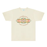Casablanca T Shirts Fashion Print Street