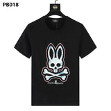 Psy wholesale american cho bunt-shirt colorful skull rabbit gradient letterprintingcouple short