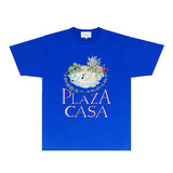 Casablanca T Shirts Fashion Print Street