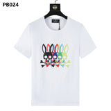Psy wholesale american cho bunt-shirt colorful skull rabbit gradient letterprintingcouple short