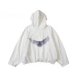 Correct version kanye kanye three-party joint peace dove short-sleeved t-shirt casual american high street hooded sweatshirt