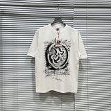 American asaali retro celebrity portrait print short sleeve men's 100% cotton t-shirt