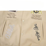 Unisex Baseball Jersey Spring and Autumn Vintage Loose Jacket