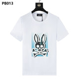 Psy wholesale american cho bunt-shirt colorful skull rabbit gradient letterprintingcouple short