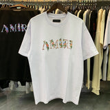 Wholesale amri little angel crane peace bird digital gradient letter logo couple's short set