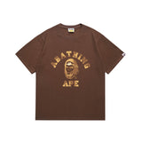 Japanese japanese ape journey bring in wealth and treasure cat short sleeve t youth street campus fashion youth