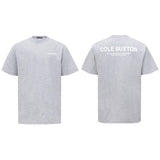 American cole buxton short sleeve men's couple ins high street spring summer loose t-shirt women's cb