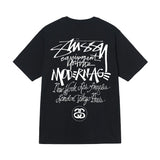 Three-label short-sleeve summer men's relaxed fit high-quality t-shirt