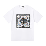 Purple br@nd comfy basics letter logo printing short-sleeved fog american street t-shirt