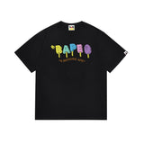 Cross-border wholesale summer classic ape camo lightning print cotton short sleeve t-shirt
