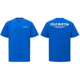 American cole buxton short sleeve men's couple ins high street spring summer loose t-shirt women's cb