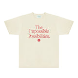 Casablanca T Shirts Fashion Print Street