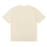 Rhude T Shirts Coconut Sunset Sailing Printing Cotton Casual Loose Short Sleeve Men and Women