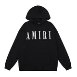 Amri splash ink flowing paint starry sky crack letter logo unicorn arm hoodie sweatshirt couple wear long sleeves