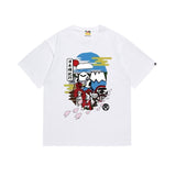 Japanese japanese ape journey bring in wealth and treasure cat short sleeve t youth street campus fashion youth