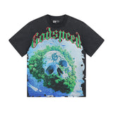 Godspeed T-Shirt Retro Fantasy Pattern