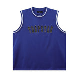 Cross-border trade trapstar rainbow letter gradient towel embroidery short sleeve t-shirt & fog high street shorts set