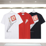 Casablanca spring/summer dreamland: starry castle casa letter logo short sleeve couple's tee