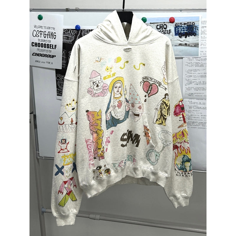 Men Vintage Hoodie