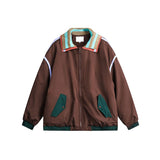 Unisex Baseball Jersey Vintage Lapel Baseball Jacket Jacket