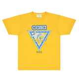 Casablanca T Shirts Fashion Print Street