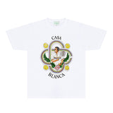 Casablanca T Shirts Fashion Print Street