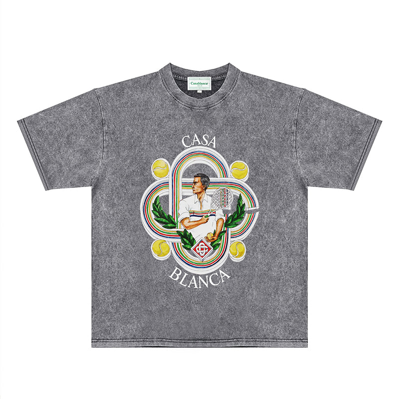Casablanca Distressed T-Shirt