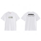 Wholesale export sup streetwear letter print 100% cotton t-shirt - relaxed fit, crew neck, short sleeve