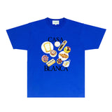 Casablanca T Shirts Fashion Print Street
