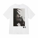 Three-label short-sleeve summer men's relaxed fit high-quality t-shirt