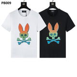 Psy wholesale american cho bunt-shirt colorful skull rabbit gradient letterprintingcouple short