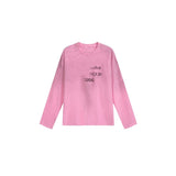 Ac letter print high street washed distressed vintage oversized short sleeve couple t-shirt